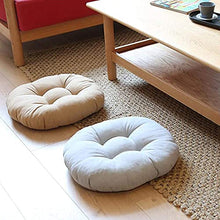 HYLX Cuscino Sedile, Cuscino Sedia, Cuscino Sgabello Rotondo, Cuscino Sedia Floreale Antiscivolo in Cotone Spesso, per Giardino, terrazza Esterna