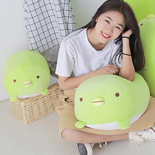XKMY Angolo Bio Cartoon Cuscino Bambola Cotone Bambini Ragazza Regalo Di Compleanno Peluche Giocattolo Adorkable Bella Forma Verde Pinguino Design cuscino