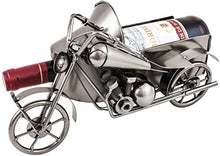 BRUBAKER Portabottiglie dal Design Motociclisti - Moto con Carrozzino Portavino con Biglietto Dauguri