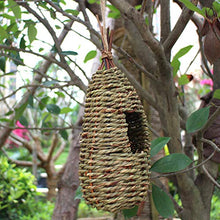 MYBOON Casetta pensile per Uccelli in Fibra Naturale Finch Nido d'uccello Capanna per Esterni Riparo per Amaca a Scomparsa Nido