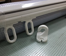 Tenda Antipioggia in PVC retinato Semitrasparente. Larghezza x Altezza (350x200)