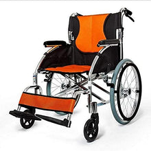 Sedie A Rotelle Semoventi, Trasportabili da Viaggio in Lega di Alluminio, Pieghevoli Multifunzione Leggere per Anziani, Portatili, per Disabili, Scooter, Trolley per Anziani/Disabili, A
