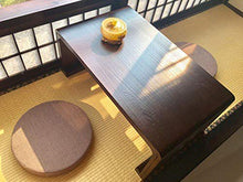 GGoty, cuscino rotondo Futon Tatami per sedia da interni ed esterni, cuscino per sedia da pranzo con finestra a baia e futon, in pietra, colore arancione, 40 x 40 x 10 cm