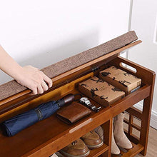 YANG Imbottito Poggiapiedi scarpiere Legno Modifica Scarpe Panca for spogliatoi Dressing Table Sgabello ottomano Carico 250kg (Color : L/50CM)