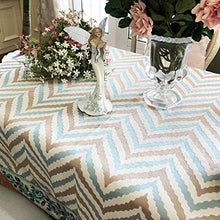 Jacquard Rettangolo Tovaglia Striscia Tovaglia Protettore, Tovaglie Resistenti Alle Macchie E Lavabili Per La Cucina Domestica E La Cena Di Festa Banchetto Decorazione Ristorante