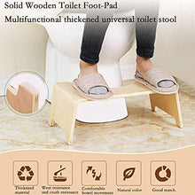 Sgabelli da Bagno, Poggiapiedi Antiscivolo in Legno per WC per Uso Domestico, Multifunzionale, per Bambini, Donne Incinte, Anziani