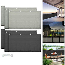 RSTYS - Copertura per schermo da balcone, 3 x 40 cm, per recinzione, recinzione in rete, per parabrezza, schermo per portico, esterno, cortile, patio