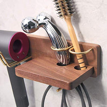 NHLBD Mensola da Bagno, mensola portaoggetti - Bagno Doccia Mensola Scaffale Capelli Legno Dryer Wall Hanging Multi-Funzione di partizione Giapponese Rack Bagno