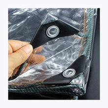 YYFANG Telone Impermeabile Trasparente, Baldacchino Pieghevole per Piante con La Corda Pellicola Antipioggia Antigelo Copertura in Plastica PVC Telo Trasparente da Giardino