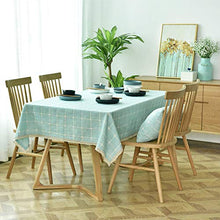 WSJIABIN Tovaglia Arredamento casa Moderna Minimalista Verde Spesso Plaid Copertura Asciugamano Soggiorno Camera da Letto tovaglia di Lino tovaglia