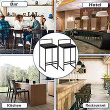 mobili Moderni Sgabelli da Bar da 65 cm (26") con Schienale e poggiapiedi in Metallo, Sgabello da Cucina Rivestito in Velluto Sedia da Bar dal Design Moderno Sgabello Sgabello da bistrot Mobili per