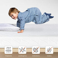 Maxzzz Materasso Singolo con Design Ventilato da 20 cm, 80x190cm, Materasso in Memory Foam con Gel e Carbone di Bambù, Fodera Lavabile, Materasso Antiacaro e Anti-allergia, CertiPUR