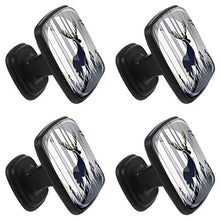 Sagoma di cervo (2) 4 PCS Pomelli per Porta, Pomolo per Mobile, Pomelli per Mobili con Viti, Maniglia per Armadietto, Pomelli per Porta, Pomelli per Cassetti per Porta, Armadio, Cassetto e Credenza