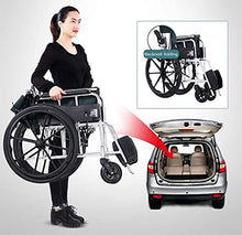 Sedie A Rotelle Semoventi, Portatili, da Viaggio, Leggere, da 22 Pollici, Portatili, in Lega di Alluminio, Multifunzione, Pieghevoli, Scooter, Pedali Pieghevoli, Adatti per Anziani E Disabili.