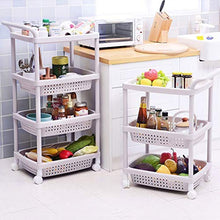 &ripiano di stoccaggio Portaoggetti da cucina, Carrello portaoggetti Portaoggetti da cucina Portaoggetti Organizer con scaffale for ruote Scaffale di finitura (Size : L)