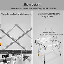 ZKK Tavolo Pieghevole, Lega di Alluminio in Lega di Alluminio in Lega di Alluminio Tavolo Pieghevole per Tavolo da Picnic Portatile da Esterno Tavolo da Pranzo Semplice (Color : White)