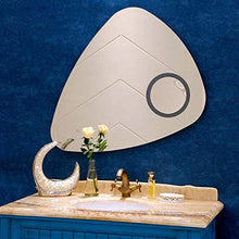 DIELUNY Specchio da toeletta Specchio per Il Trucco, Lampada a LED Intelligente Specchio da Bagno per Montaggio a Parete Interruttore sensore tattile Specchio cosmetico Specchio di Bellezza