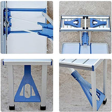 Tavolo da picnic all'aperto Tabella Outdoor Picnic multifunzione Durable Portable Portatile Barbecue Barbecue BBQ Camping in lega di alluminio Pieghevole Tavolo da pranzo All'aperto Picnic Tavolo da p