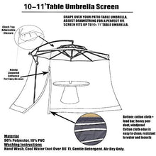 Zanzariera Ombrellone Ombrellone da Patio Schermo a Rete Resistente ai Raggi UV Zanzariera Gazebo Zanzariera Copertura a Rete per Patio Tavolo Ombrello Mobili da Ponte Copertura in Rete