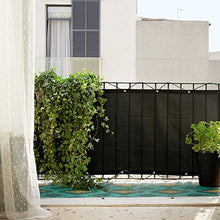 LSXIAO Balcone Protezione Copertura divisoria Schermata Privacy Protezione Impermeabile/Solare con Occhiello e Corda Libera Parabrezza for Recinzione da Esterno, 33 Dimensioni