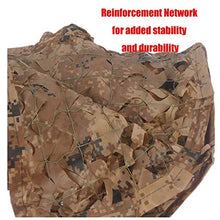 ZHANGYUQI Camouflage Net Parasole Decorazioni Parasole, Rete Mimetica Camo Net per Tende da Sole Parasole Caccia da Campeggio，Deserto Camouflage Rete, più Formati (Size : 3×5m)