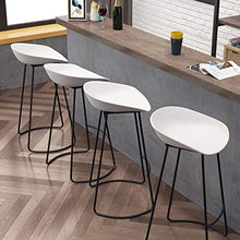 Sgabelli da Bar Iron Art, Sedie da Pranzo da Cucina Seggioloni da banco Sedile in PP Ecologico per bancone, Cucina, casa, Ristorante Carico Massimo 150 kg