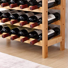 Portabottiglie in legno massello, portabottiglie da terra, armadietto per vini, portabottiglie, delicato e pratico/A / 100×29×47cm