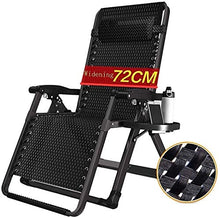 Attrezzatura per la casa Leggera Sedia a sdraio per patio a gravità zero Ampliamento Sedia a sdraio da giardino pieghevole Sedia a sdraio reclinabile per casa Outdoor Supporto reclinabile regolabil