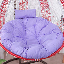 DIELUNY Cuscini per cestini sospesi, Imbottiti Rotondi Papasan Cuscini per sedie a Dondolo altalene Cuscini Morbidi e Soffici per Patio Giardino Imbottito Viola 105x105cm (41x41In)