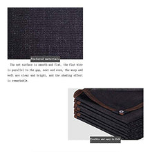 HTL Durable 12-Pin Parasole Net, Spessa Protezione Solare Panno, Usato per Ombreiatura e Isolamento Termico Di Courtyard, Balcone e Sul Tetto. L'Ombreiatura Tasso È Del 90%,Nero,6M * 15M