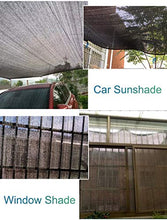 Telo Ombreggiante, Panno ombreggiante Nero con Angoli rinforzati e passacavi - 85% reticella for Tessuti oscuranti, Copertura ombreggiante for edifici for Automobili (Size : 10m x 12m)