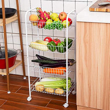 &ripiano di stoccaggio Scaffale di stoccaggio della cucina, atterraggio può spostare il carrello Scaffale dell'organizzatore del supporto di stoccaggio della cucina - Unità di rasatura -3 Livello Scaf