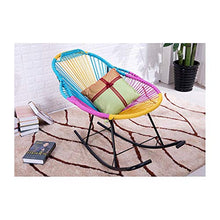 HongTeng Divani Rainbow Color Lazy Sofa Rattan Sedia Camera da Letto Soggiorno Balcone Confortevole Moda Seduta Sgabello Grande Tromba