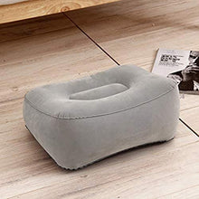 Lettino da viaggio Lettino da viaggio morbido poggiapiedi cuscino PVC gonfiabile resto del piede dell'ammortizzatore del cuscino Air Travel Office Home gamba Piedi di distensione strumento Bambini Bed