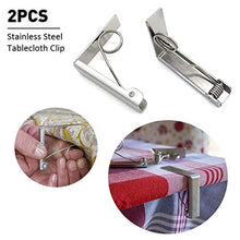 likeitwell Clip per tovaglie Supporto per tovaglie in Acciaio Inossidabile 2 Confezioni di staffe per tovaglie per Uso Interno ed Esterno Awesome