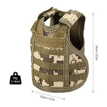 Festnight Gilet tattico di Birra Militare Molle Mini Bottiglia di Bevande in Miniatura può Raffreddare Holder Sleeve