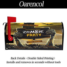 Halloween Dead Man's Arms from The Ground Zombie Party Copre Cassetta Postale Magnetica Giardino Cantiere Decorazione Casa Dimensioni Standard 53,3 cm x 45,7 cm