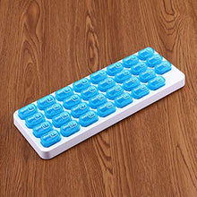 BESTonZON Portapillole Mensile 31 Giorni Organizzatore Mensile di Pillole Dispenser Giornaliero di Medicinali per Piccole Pillole per Viaggi d'Affari Uso Quotidiano
