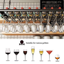 JHGJBJ Vino Bronzo Bicchiere Vino cremagliera Ferro Alta qualità rovesciata Titolare Calice Gancio Wine Bar contatore/mobilia (Size : 80x30cm)