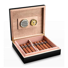 Humidor Desktop - Humidor Capacità 25 Sigari - Scatola Per Sigari Humidor Con Umidificatore e Igrometro