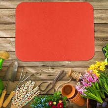 Omabeta Ginocchiera con Design Antiscivolo su Un Lato, Protezione per Ginocchiere da Giardino in Eva Antiscivolo Rossa per Esercizi di Giardinaggio