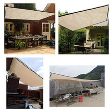 Tenda-Vela Rettangolare, Vela-Ombreggiante, Blocca Il 90% Dei Raggi UV, Respirante, HDPE, Adatto Per Parcheggi, Edifici Aziendali, Fattorie, All'aperto, Tendalino ( Color : Beige , Size : 2.5m X 3m )