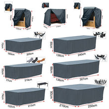 WOLTU® GZ1173an Coperture per Sedia Sdraio Lettini Mobili da Giardino Telo di Copertura Protezione Cover Impermeabile in Oxford