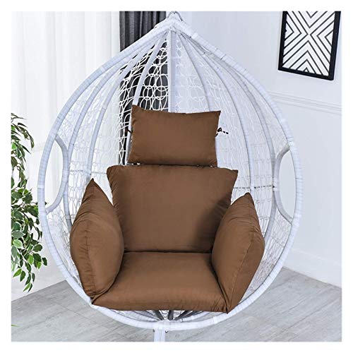 Sedia Imbottitura Sedile Uovo Amaca Cuscino Cesto Appeso Cuscini Altalena Spessa Nido Schienale con per Interno Patio Esterno Giardino da Ufficio Supporto Lombare