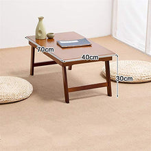 RKRLJX Computer Tavolino Regolabile Scrivania Multifunzione Pieghevole per Laptop, scrivania Portatile, Utilizzabile per Balcone, Divano, Letto, Quattro Misure, bambù (Size : 70x40x30cm)
