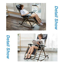 Lettini Pieghevoli Sedia a Dondolo da Giardino per Esterni Relax Comfort | Sedia a Sdraio Sedia a Sdraio Sedia a Sdraio Reclinabile con Cuscini