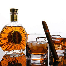 Bicchiere da Whisky con poggia sigari, Bicchiere in Cristallo Senza Piombo, Alta Definizione, Amanti del Whisky, Bourbon, Scotch e sigari, utilizzato nei Bar, Famiglia,320 ml,A