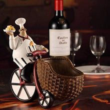 Semplicità Elegante Chef Creativo Resina Vino Portabottiglie Artigianato Ristorante Occidentale Decorazione Della Casa Decorazione Del Desktop Cucina Armadietto Del Vino Finestra Portico Decorazioni