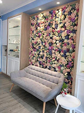 TTIK Siepe Sintetica Sempreverde - Rose Artificiali Pannello Decorativo del Terrazze Balconi Antivento Privacy Decorazioni Giardino,40 × 60CM,B