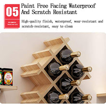 XFPINK portavini Parete Portabottiglie da Parete Rustico, portabottiglie in Legno, mensola portabottiglie con 4 Ripiani galleggianti, per Bar, ristoranti, cucine Scaffale per Vini Facile da Montare